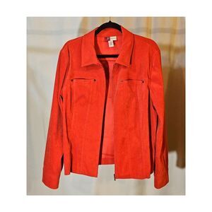 Jm-collection Women's Yellow and Orange Jacket
